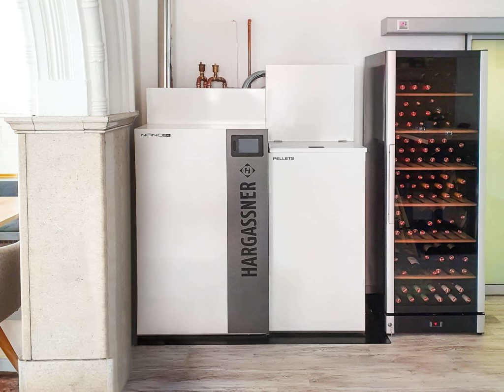 Comment fonctionne la chaudière granulés, chaudiète en intérieur