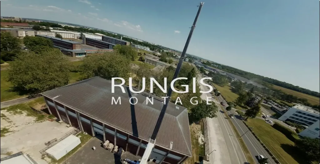 Vue aérienne des locaux Rungis Montage