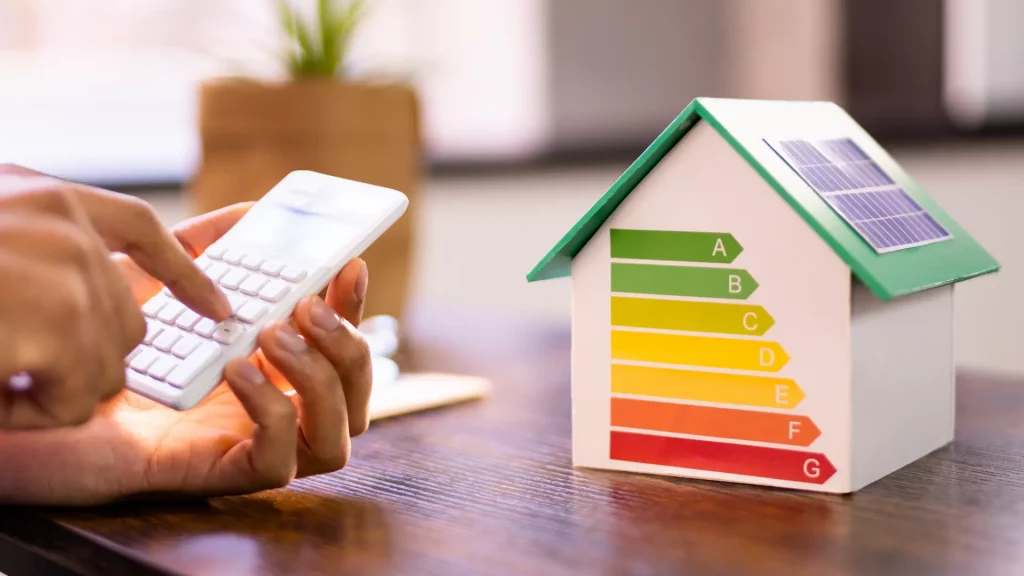 Maison avec calcul du classement énergétique